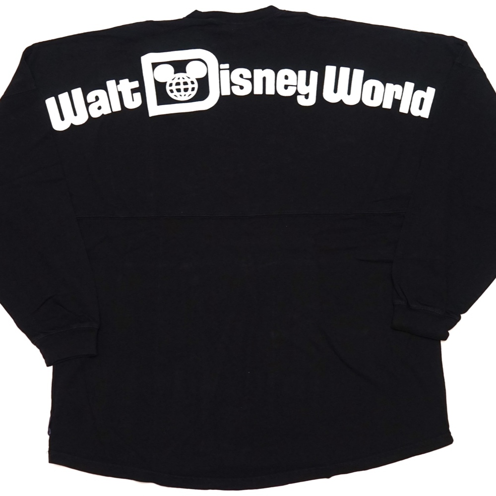 Disney Black & White Long Sleeve Spirit Jersey - Picture 1 of 2